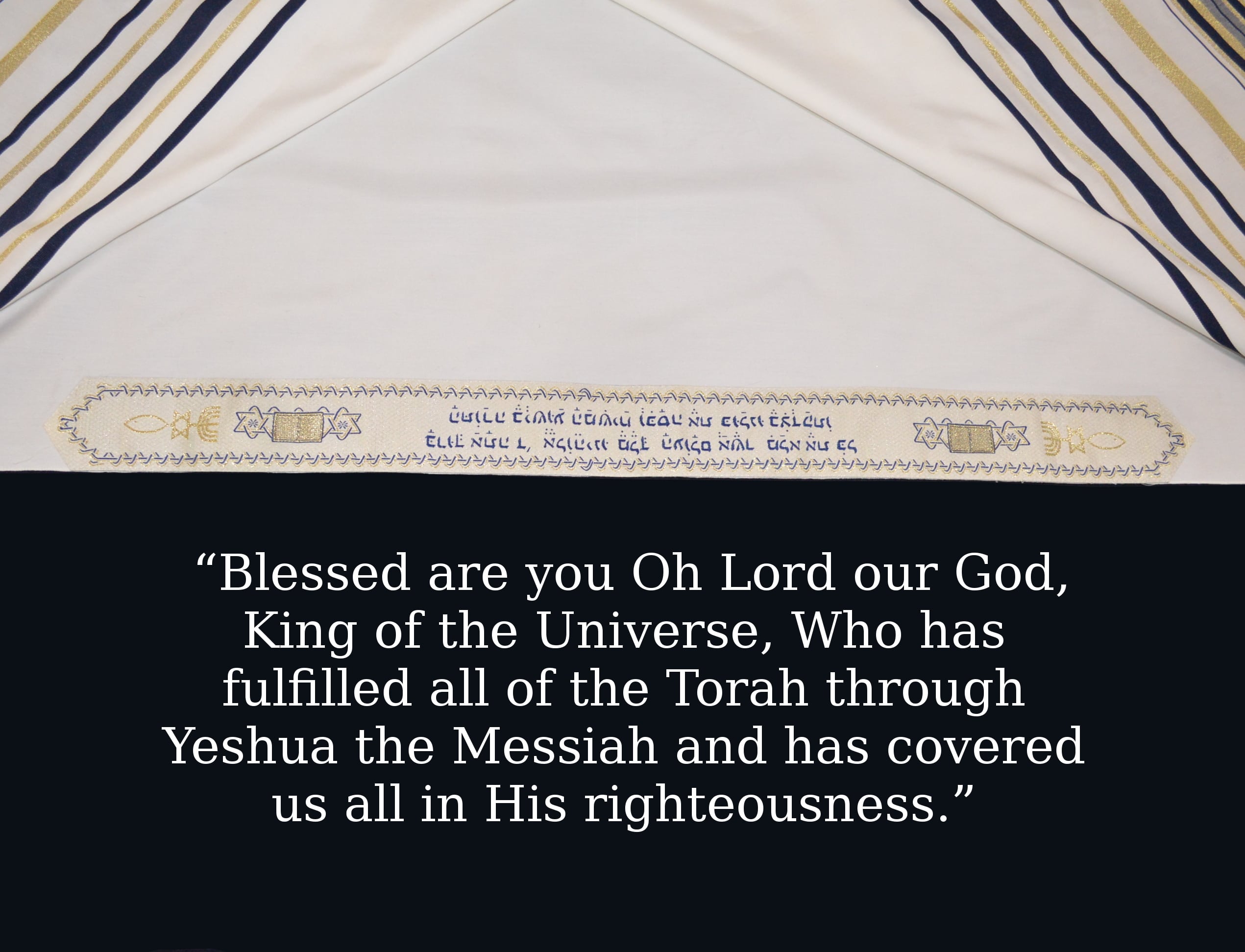 Tallit Prayer Shawl (Large) - Image 2