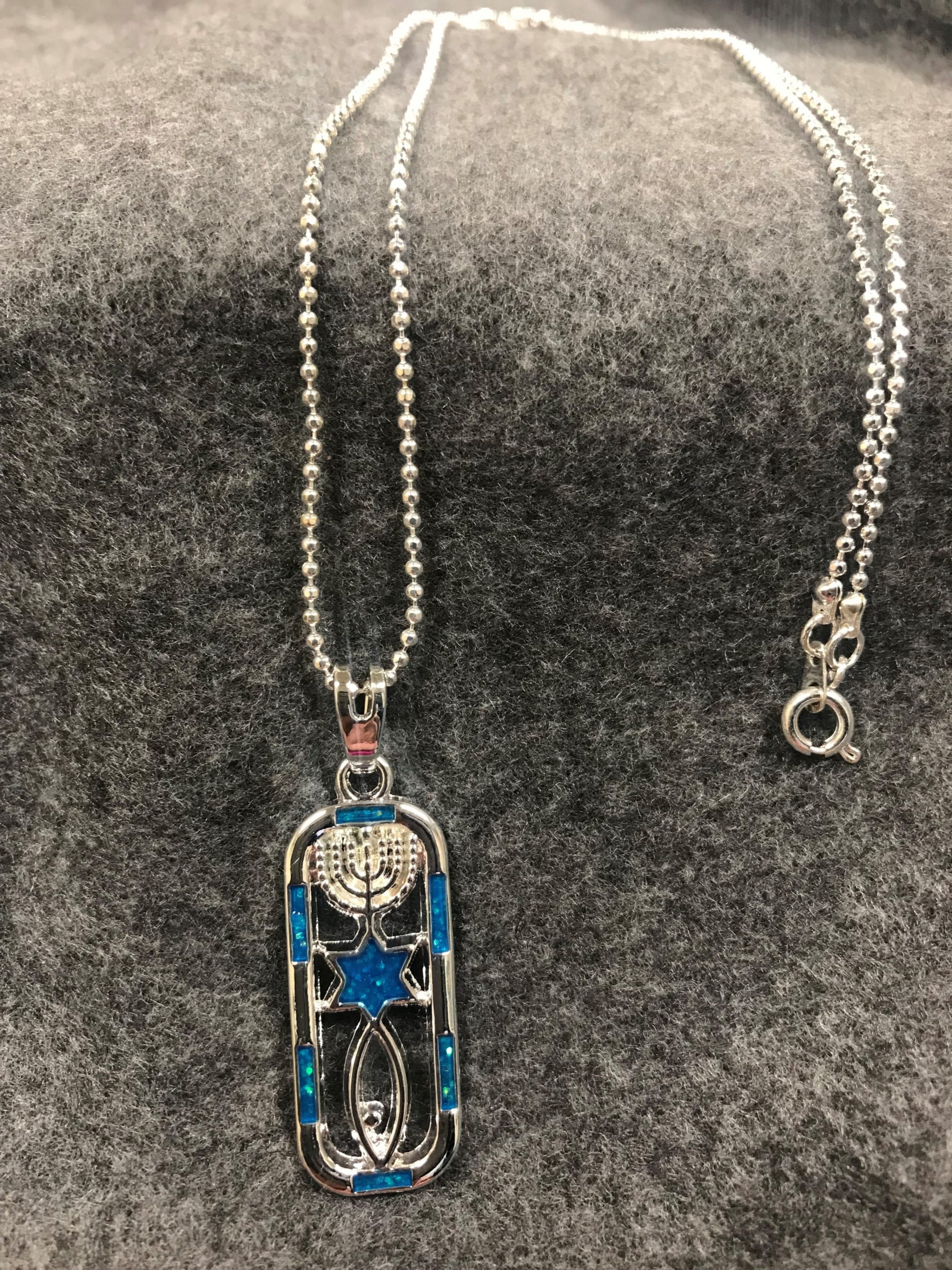 Black Opal Messianic Necklace - Image 2
