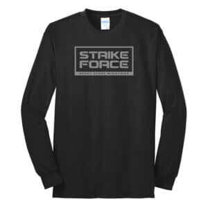 Partner Mens Black Long Sleeve T-Shirt (TS-21MSF)