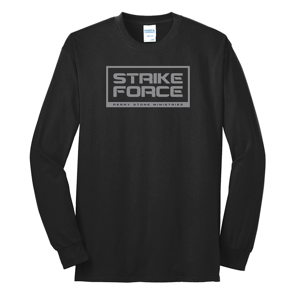 Partner Mens Black Long Sleeve T-Shirt (TS-21MSF)