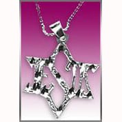 NCKL-STR Star of David Jesus Necklace