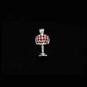 PND-C1 Red Stone Marriage Cup Pendant