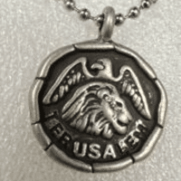 NCKL-LJE Lion of Judah and Eagle Necklace
